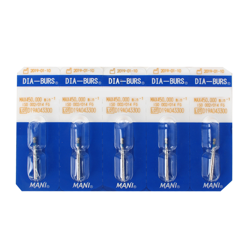 马尼/MANI 蓝标金刚砂车针(标准砂超短柄)5*1