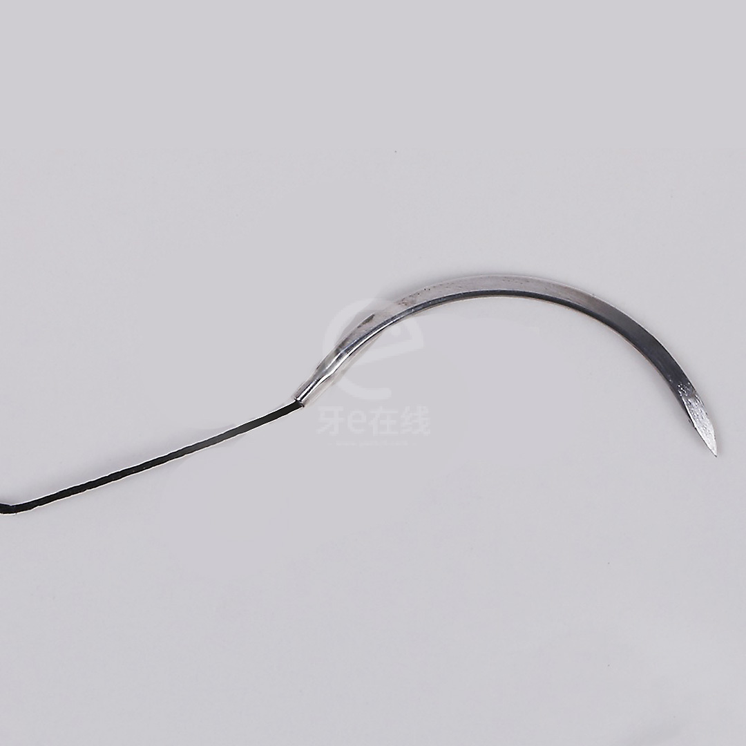 井蓝 非吸收性外科缝合线(带针丝线)10*1