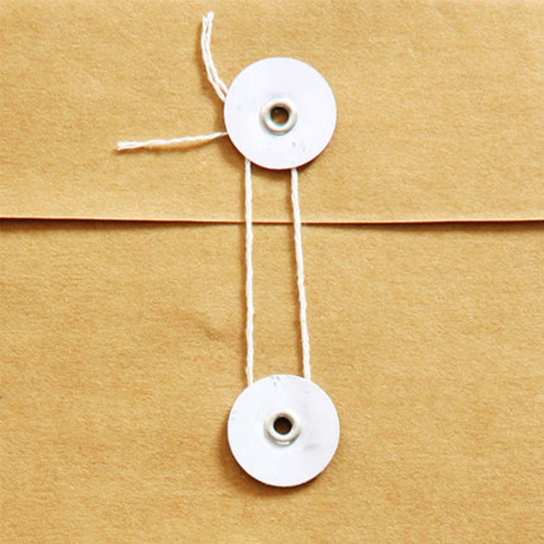 得力5953牛皮纸档案袋/病历袋10个