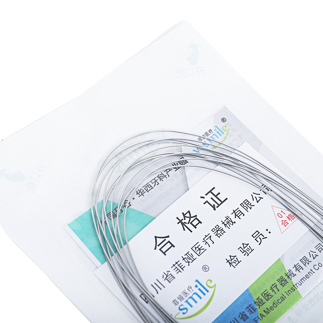 中国牙谷菲娅 超弹型镍钛方丝弓(卵圆)袋装10*1