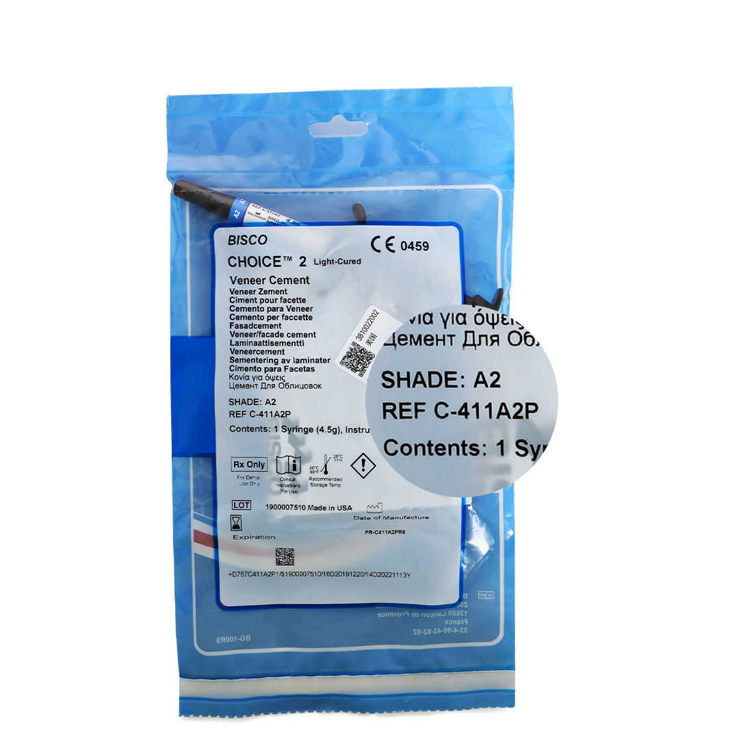 bisco choice2光固化贴面树脂水门汀4.5g